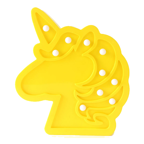 Unicorn head led marquee light kids night light party lights
