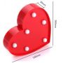 Heart led marquee light