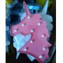 Unicorn head led marquee light