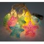 Battery powered colorful crack sea snail led fairy lights