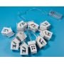 Reindeer wooden house led christmas string