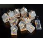 Reindeer wooden house led christmas string