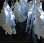 Steel christmas tree led fairy string