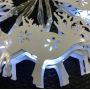 Steel reindeer led christmas string