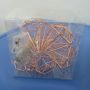 Rose gold metal lantern led fairy string