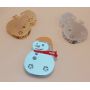 Steel snowman led fairy string Christmas decorative string