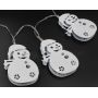 Steel snowman led fairy string Christmas decorative string