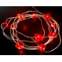 Heart led copper wire fairy string wedding string