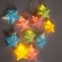 Crack star led string lights christmas lights