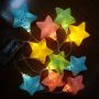 Crack star led string lights christmas lights