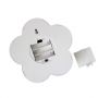 Flower led mirror tunnel light