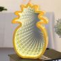 Pineapple led mirror tunnel light
