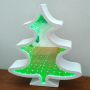 Xmas tree led mirror tunnel light