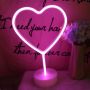 Heart neon light
