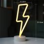 Lightning neon light