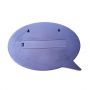 Light up speech bubble Q shape writing led box