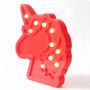 Unicorn head led marquee light kids night light party lights