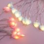Cloth heart led fairy light wedding decoration