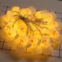 Snowman led fairy lights soft plastic string lights