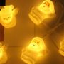 Snowman led fairy lights soft plastic string lights