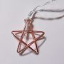 Metal star led fairy lights battery string lights