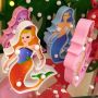 Mermaid led night light children table light