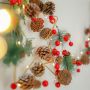 Pinecone led fairy lights XMAS decoration