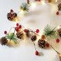 Pinecone led fairy lights XMAS decoration