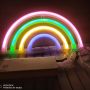 Rainbow led neon light