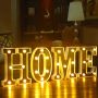 Little golden led Letter marquee lights