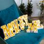 Little golden led Letter marquee lights