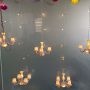 Chandelier curtain string light