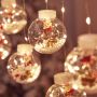 Christmas wishing ball curtain string light