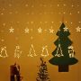 Xmas curtain string light
