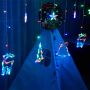 Xmas curtain string light