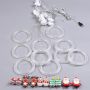 Christmas ring curtain string light