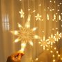 Polar star curtain string light