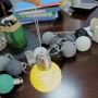 Cotton ball hanging light