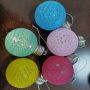 Cotton ball hanging light