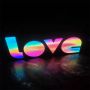 Rainbow love light box