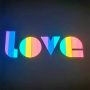 Rainbow love light box
