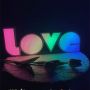 Rainbow love light box