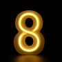 Led neon number lights neon sign numbers