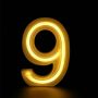 Led neon number lights neon sign numbers