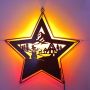 Iron wall art decor light
