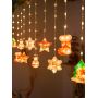 Painting Xmas curtain lights