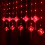 Spring festival red lantern curtain lights