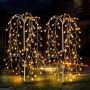 solar cluster firework garden spike light
