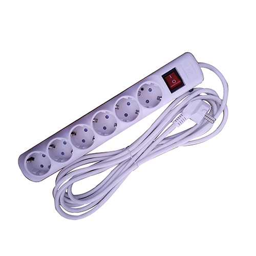 6 outlets power strip CE KC certificate