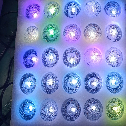 Bubble bulb led festoon light